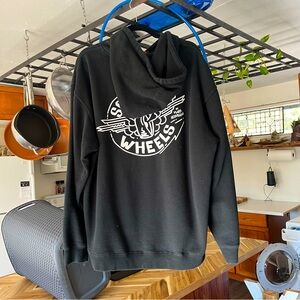 Spitfire classic, black-and-white hoodie, size extra large